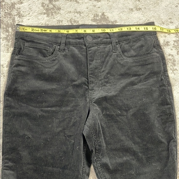 New Kut From The Kloth Rachael Fab Ab Mom Jeans Black Corduroy Pants High Rise 8 - Picture 7 of 11